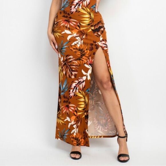 Brown maxi dress - Picture 5 of 12